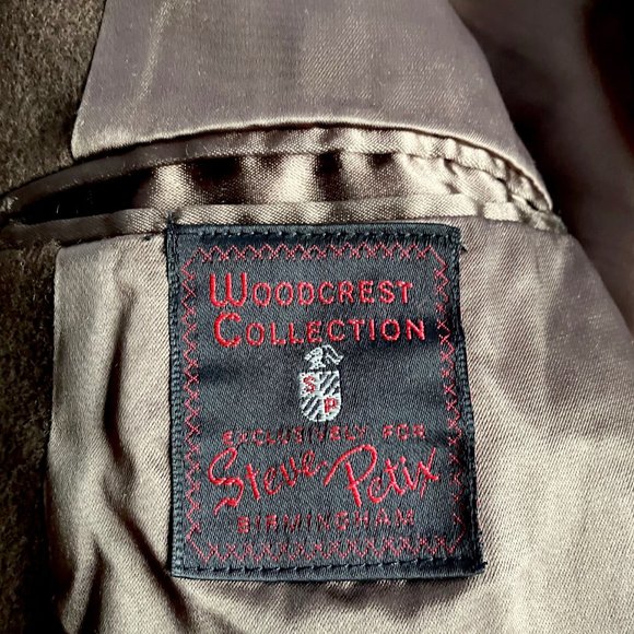 1960s Woodcrest Brown Wool Overcoat As Is - Picture 8 of 14